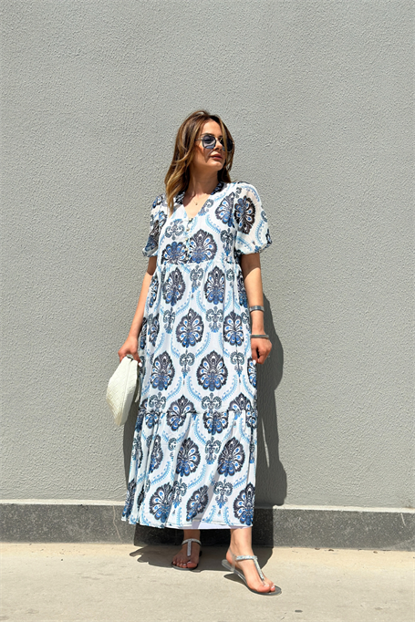 Darla Şifon Maxi Boy Elbise
