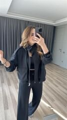 Mabel Büyük Cepli Modal Kumaş Takım