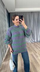 Balıkçı Yaka Renki Tunik